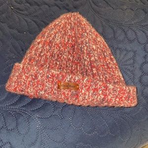 Burgundy colored COLE HAAN beanie